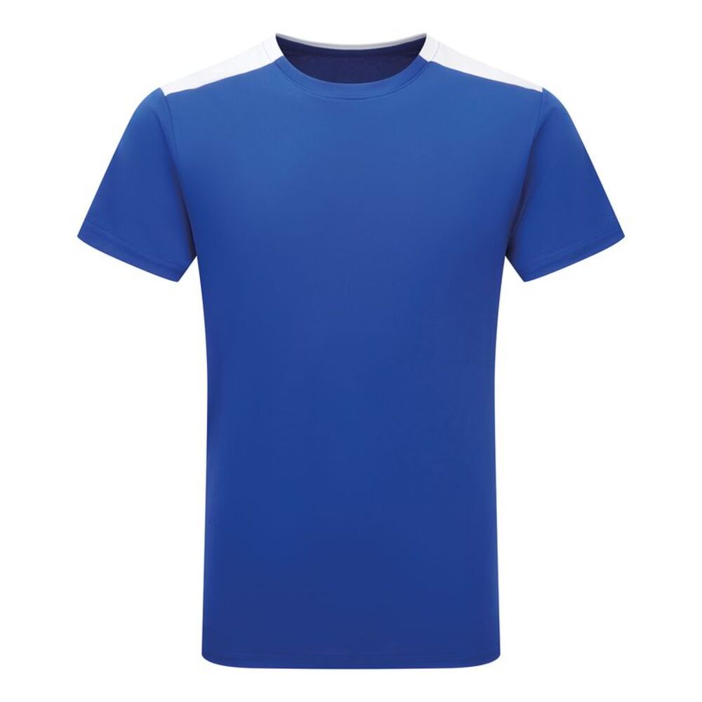 TriDri Unisex Adult Performance Contrast T-Shirt / Royal Blue/White